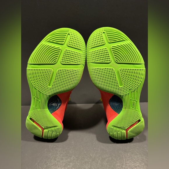 Under Armour Curry 6 Roaracle Men's Size 13 US Basketball Infrared Green Shoes - Picture 6 of 6